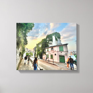 Montmartre Sunset Canvas Print