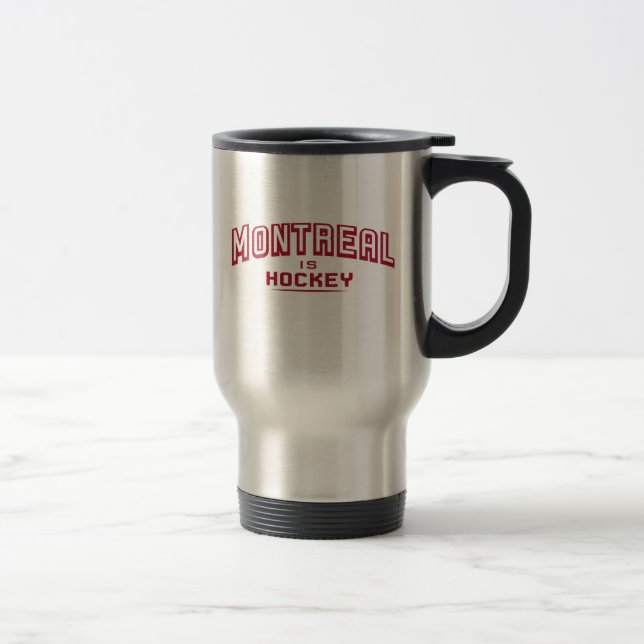 Montreal é Caneca de viagem de Hockey (Direita)