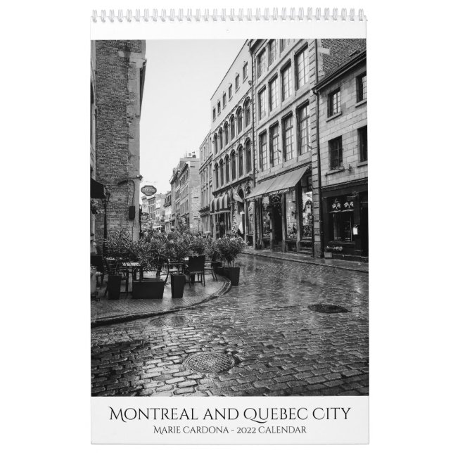 Montreal e Cidade do Quebeque - Calendário Marie C (Capa)