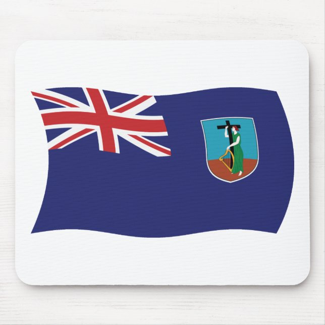 Montserrat Flag Mousepad (Frente)
