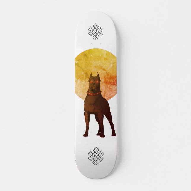 Monty & Strong - Paches Skateboard (Frente)