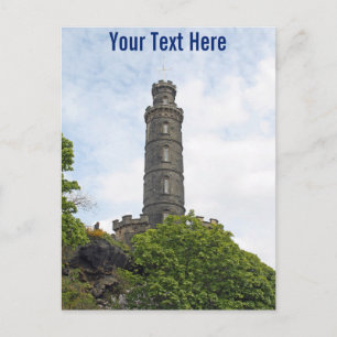 Monumento a Nelson, cartão postal personalizável d