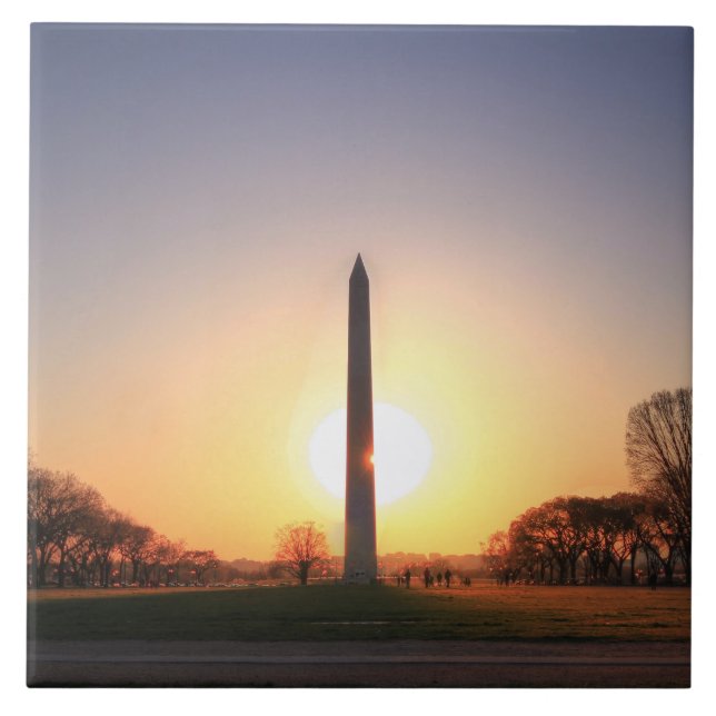 Monumento a Washington no Sunset (Frente)