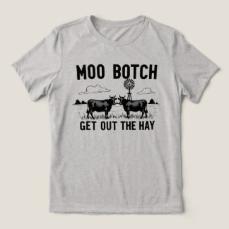 Moo Botch, Tire o Feno” Atitude Divertida de Vaca