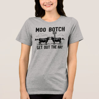 Moo Botch, Tire o Feno” Atitude Divertida de Vaca