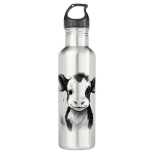 🚰 "Moo-hidratado" Garrafa de Água de Aço Inoxidáv