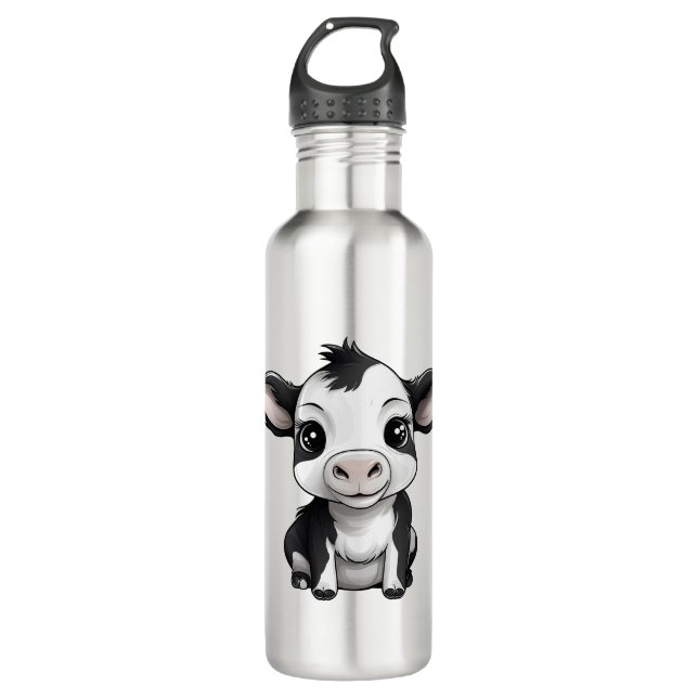 🚰 "Moo-hidratado" Garrafa de Água de Aço Inoxidáv (Frente)