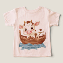 Moo Snuggles Bebê Vaca Tee