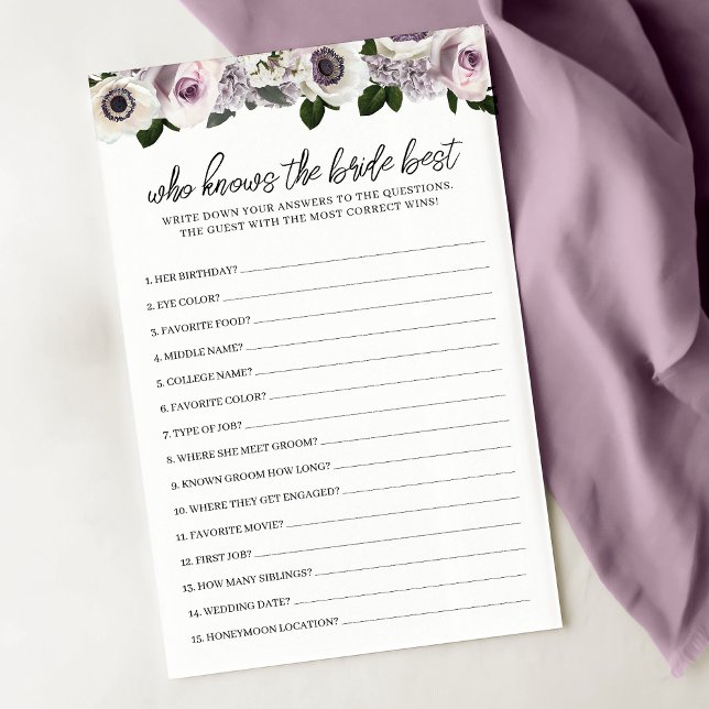 Moody Purple Floral Que Conhece O Melhor Jogo Da N (Criador carregado)