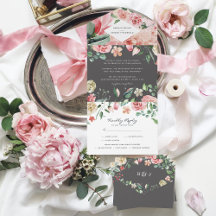 Moody Rosa | Casamento Romântico de Primavera Flor