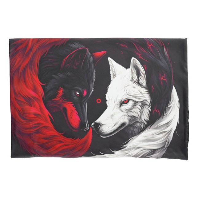Moon Crimson Red White Wolf (Frente)
