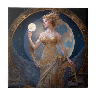 Moon Goddese Queen Fantasy Art