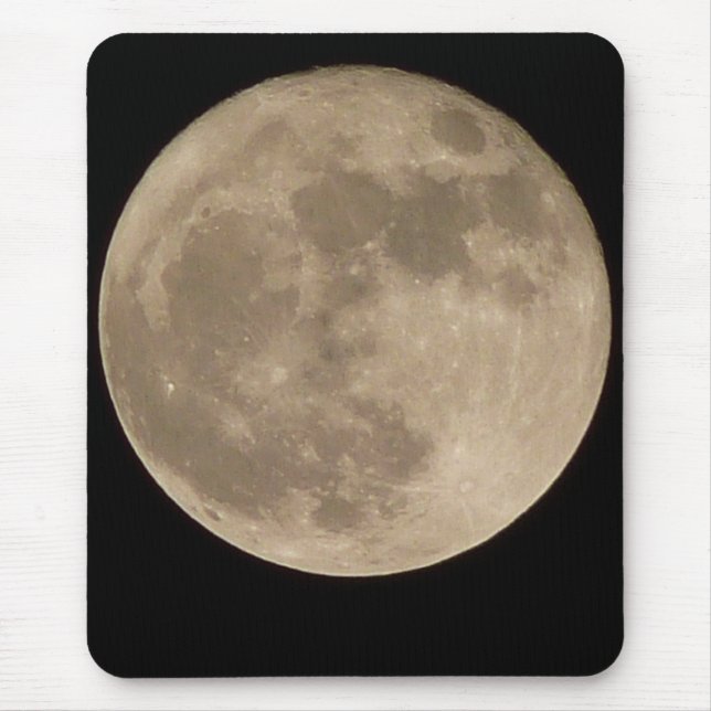 Moon Mousepad Astrology Full Moon Computer Gifts (Frente)