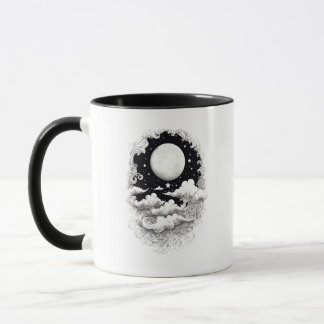 Moon Mug | Caneca Celestial | Impressos De Ambos O