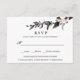 Moonlight Bloom | ESCOLHA DE REFEIÇÕES RSVP DE CAS