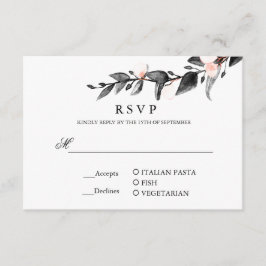 Moonlight Bloom | SELEÇÃO DE REFEIÇÕES DE RSVP DE 