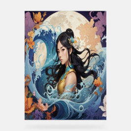 Moonlight Goddess – Ethereal Ocean Fantasy Art Pri