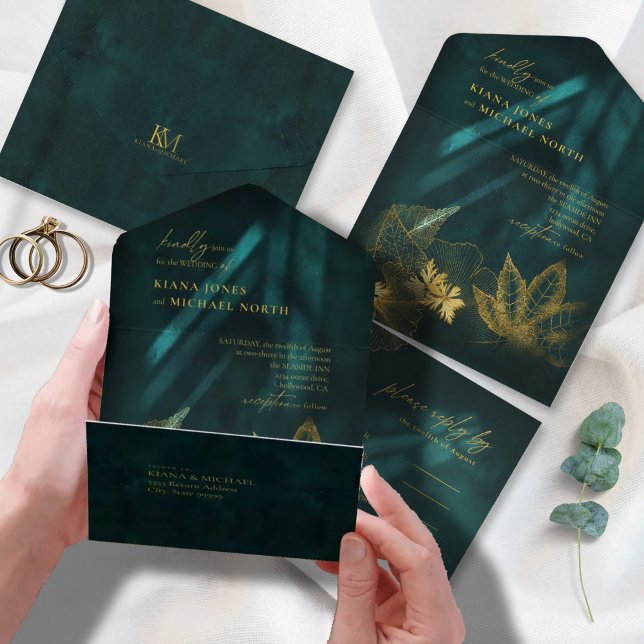 Moonlight Romance Wedding Emerald Green ID881 (Criador carregado)