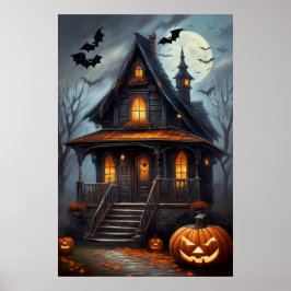 Moonlit Haunts, Poster de Halloween