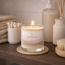 Moonlit Taupe Ivory Scented Jar Candle