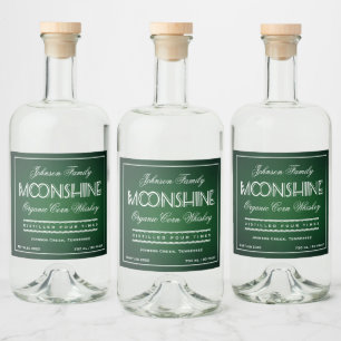Moonshine Emerald Verde e Branco