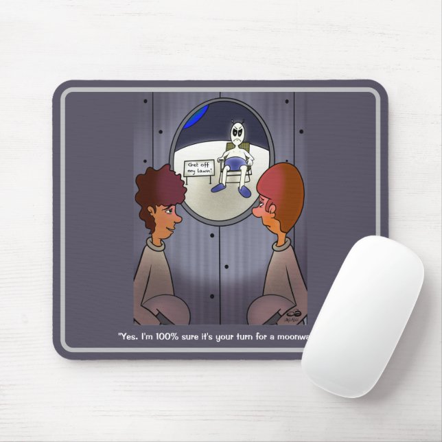 Moonwalk Mousepad (Com mouse)