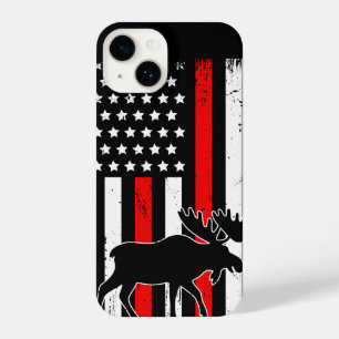 Moose American Flag