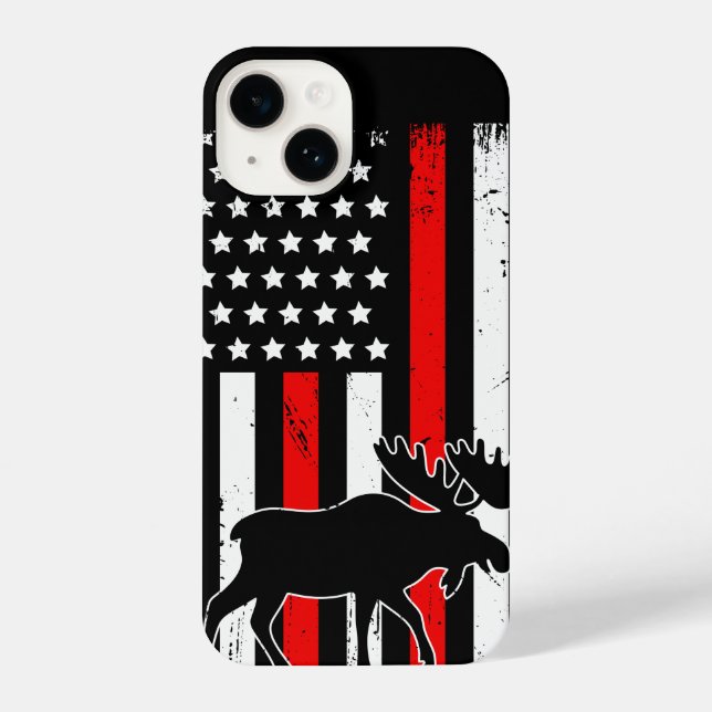 Moose American Flag (Verso)