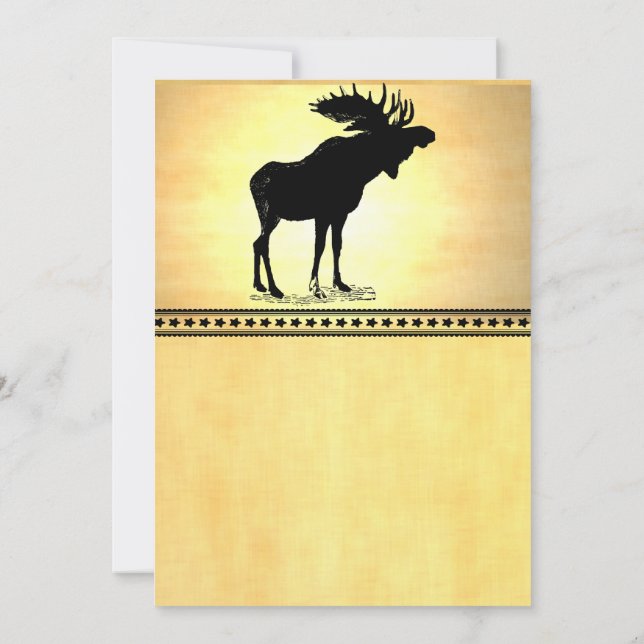 Moose Silhouette (Verso)