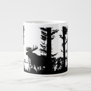 Moose Silhouette - caneca gigante de café