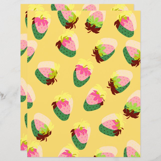 Morango Amarelo (Frente/Verso)