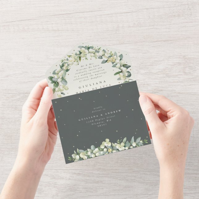 Morango de Neve Verde+apenas Recepção de casamento (Opening)