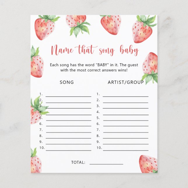 Morango - Dê um nome a essa canção (Frente)