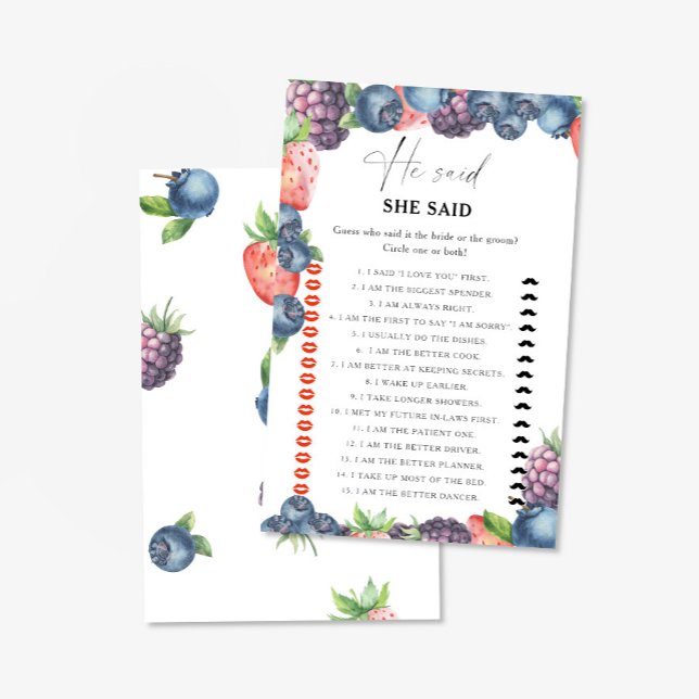 Morango doce - ele disse que ela disse jogo (Criador carregado)