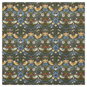 Morango Ladrão por William Morris Tecido