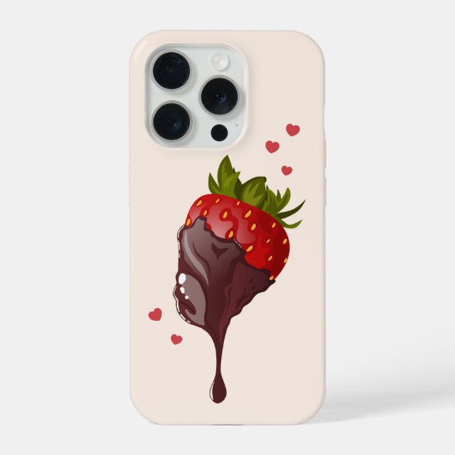 Morango Mergulhado em Chocolate Gourmet Minimalist (Verso)