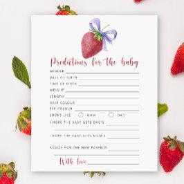 Morango - predições e conselhos para bebês