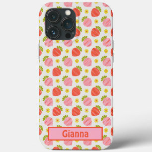 Morango Retro Personalizável e Margarida