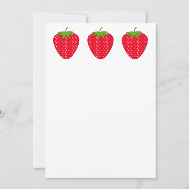 Morango Vermelho. (Frente)