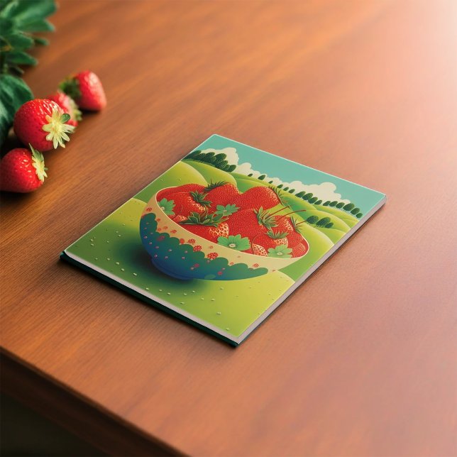 Morangos Num Prado (Criador carregado)