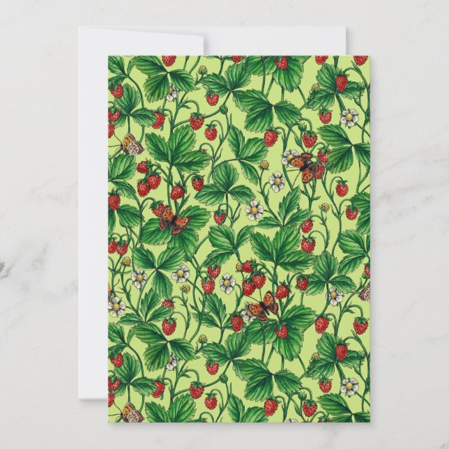 Morangos silvestres em melada (Frente)