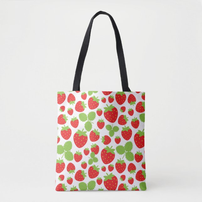 Morangos Tote Bag (Frente)