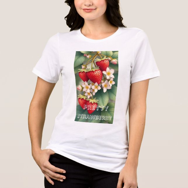 Morangueiro Vermelho Bonito Personalizado (Frente)