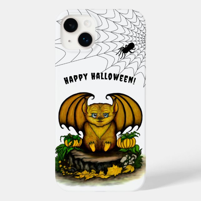 Morcego de Halloween Fofo (Verso)