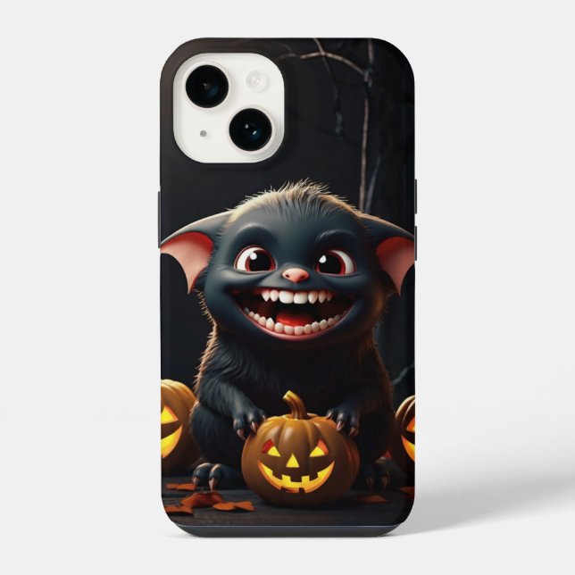 Morcego Vampiro Fofo de Halloween (Verso)