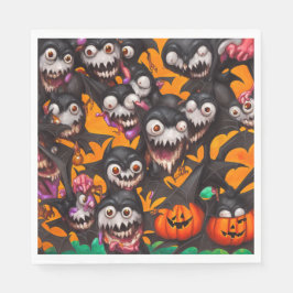 Morcegos com dentes - guardanapos de couro de pape