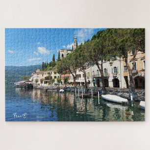 Morcote Lago de Lugano quebra-cabeça