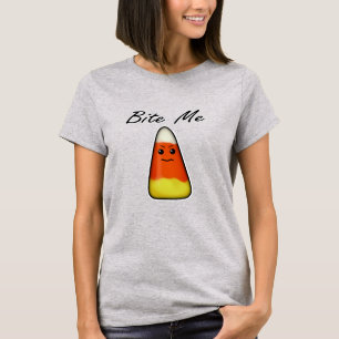 Morda-me, camisa irritada bonito dos desenhos
