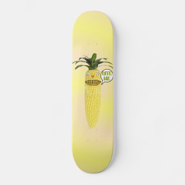 Morde Me Milho na Espiga Skateboard (Frente)