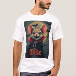 Mordida – Camiseta TinyFur de Halloween do Rato Va